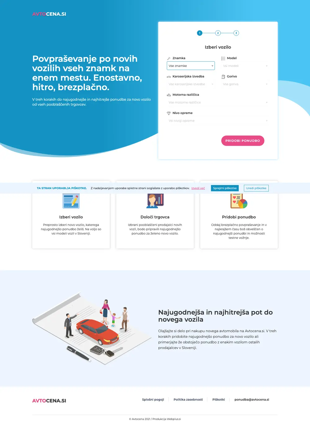 AVTOCENA — website screenshot