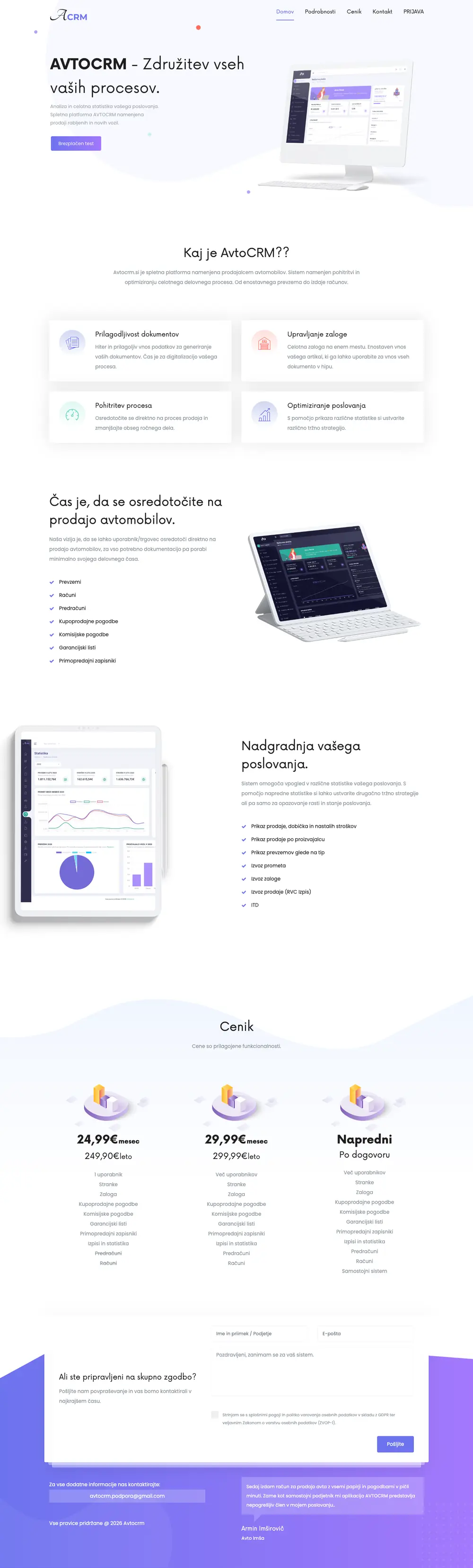 AVTOCRM — website screenshot