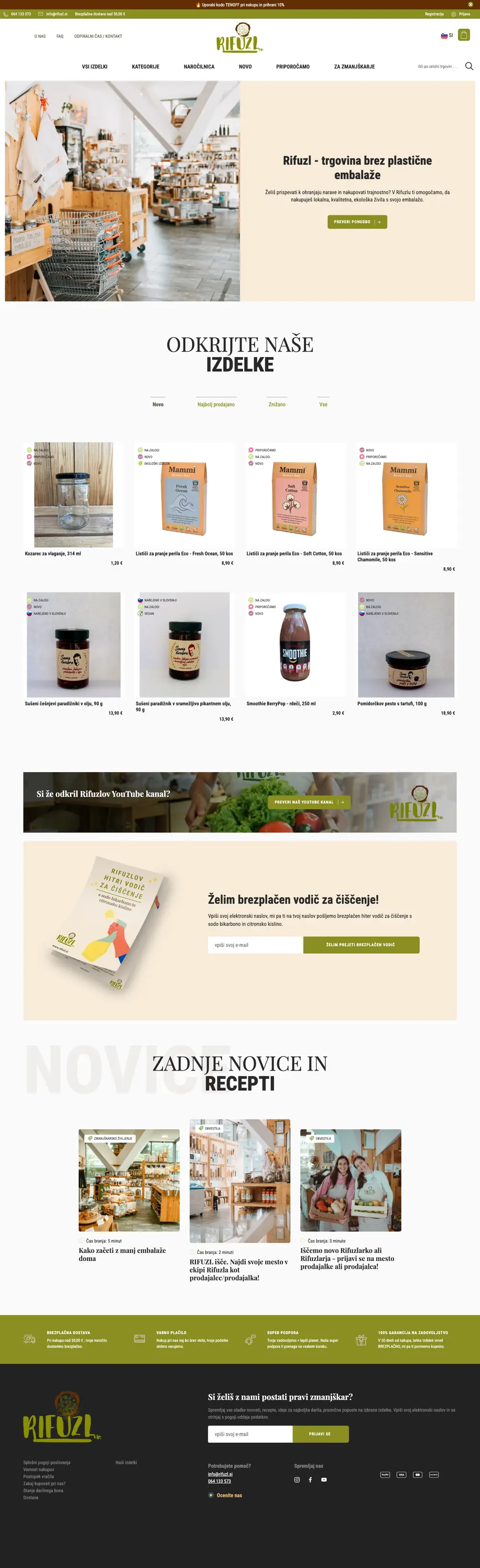 Rifuzl — website screenshot